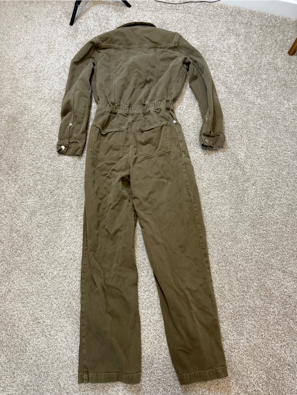 The‎ Kooples Olive Green Denim Utility Jumpsuit 1 - Picture 11 of 11